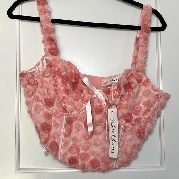 NWT For Love and Lemons Skye Bustier Top (XL) - Picture 4 of 6